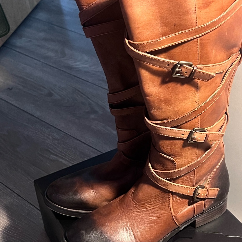 Arturo Chiang Brown Over the Knee Boots